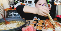 小姐姐吃芝士乌冬面吗,芝士控小姐姐的乌冬面盛宴